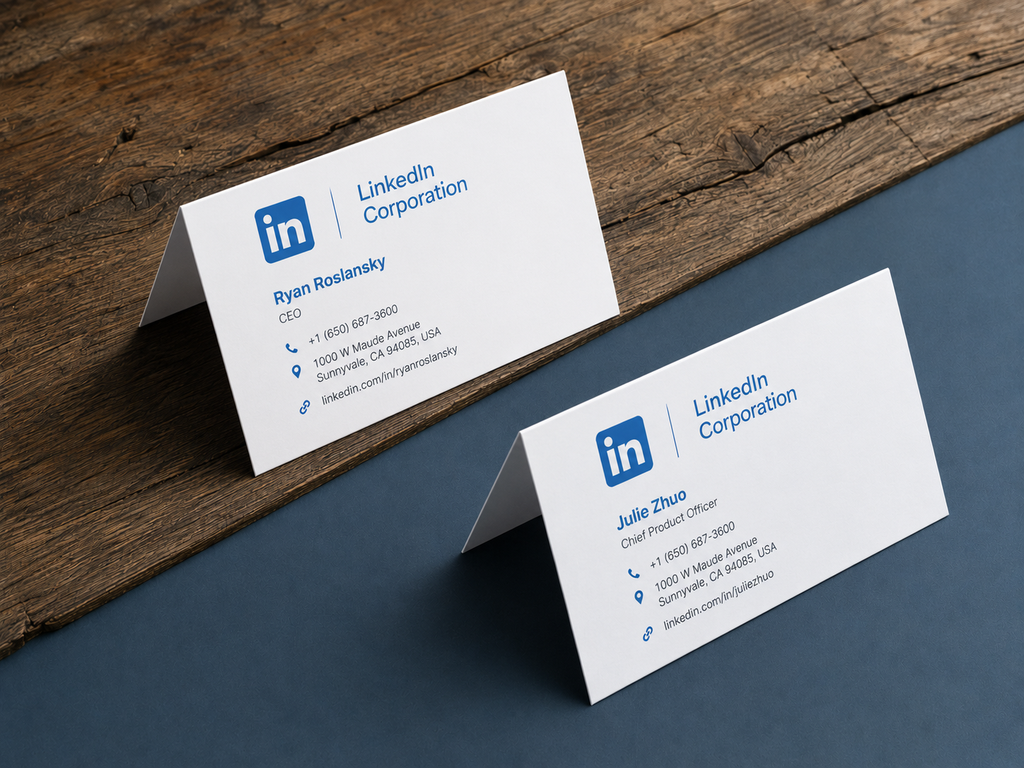 Folded Business Cards 14pt + Matte Finish