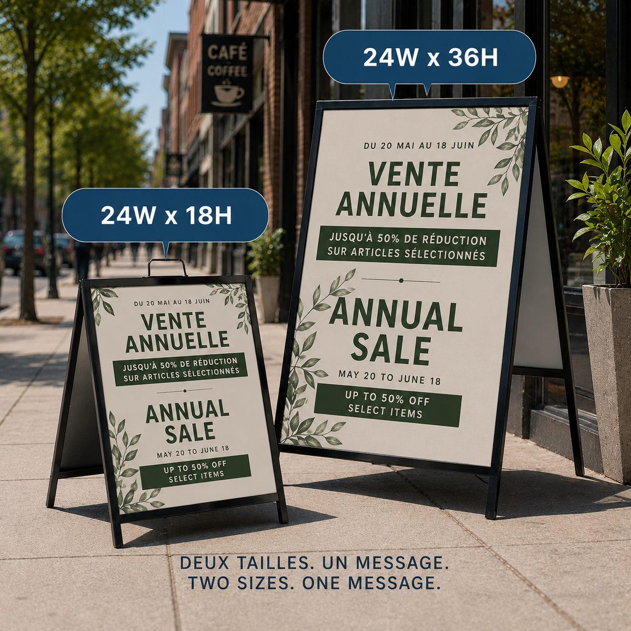 A-Frame Signs - 4mm Coroplast