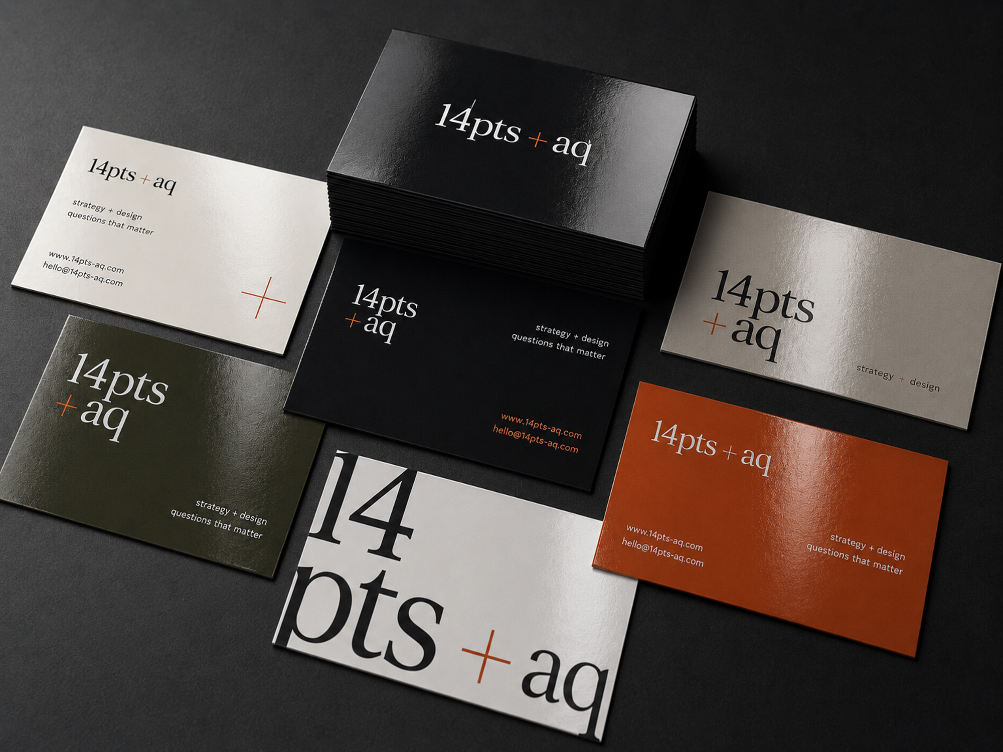 Business Cards - 16pt + AQ